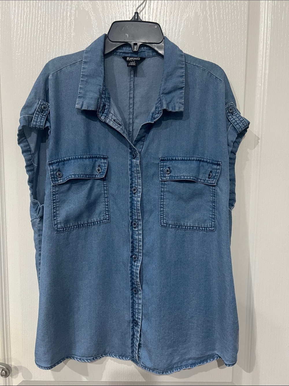 Buffalo David Bitton Light Blue Denim Shirt